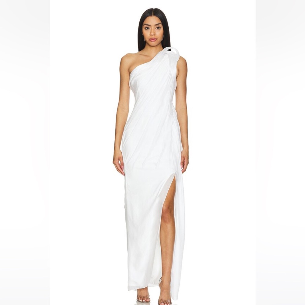 NWT Gaurav Gupta Toga Draped Gown in White